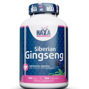 Haya Labs Siberian Gingseng (ženšenis) 100 kaps.