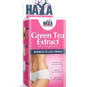 Haya Labs Green tea Extract (žaliosios arbatos ekstraktas) 60 kaps.