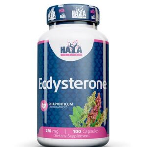 Haya Labs Ecdysterone (ekdisteronas) 100 kaps. (Paprastasis rapontikas)