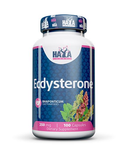 Haya Labs Ecdysterone (ekdisteronas) 100 kaps. (Paprastasis rapontikas)