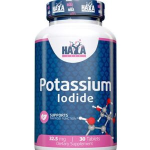 Haya Labs Potassium Iodide 30 tab.Galioja iki 2025-03-30