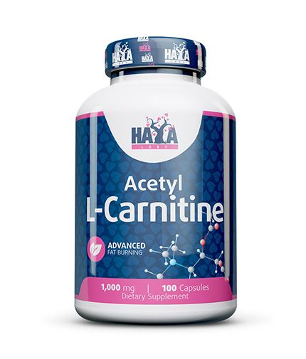 Haya Labs Acetyl L-Carnitine (karnitinas) 100 kaps.