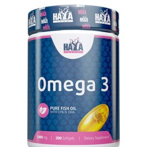 Haya Labs Omega 3 200 kaps. (žuvų taukai)