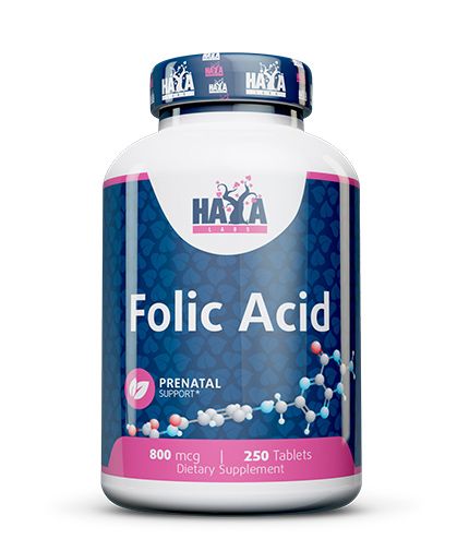 Haya Labs Folic Acid (folio rūgštis) 250 tab.