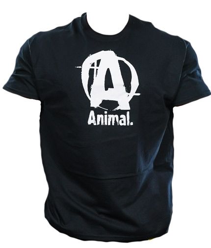 Universal Animal Basic Iconic Marškinėliai juodi