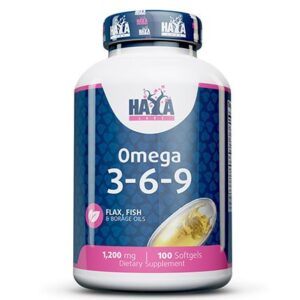 Haya Labs Omega 3-6-9 100 kaps. (žuvų taukai)