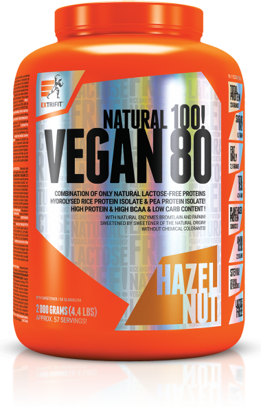 Extrifit Natural 100! Vegan 80 2000g.