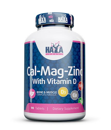 Haya Labs Calcium Magnesium & Zinc with Vitamin D 90 tab. (kalcis