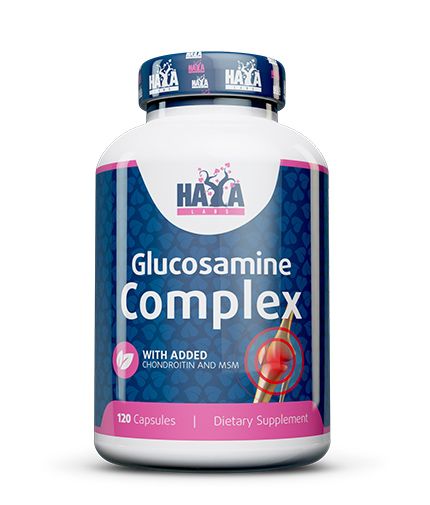 Haya Labs Glucosamine Complex 120 kaps. (gliukozamino kompleksas)