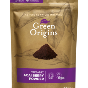 Green Origins Organic Acai Berry Powder (acai uogos) 50 g.