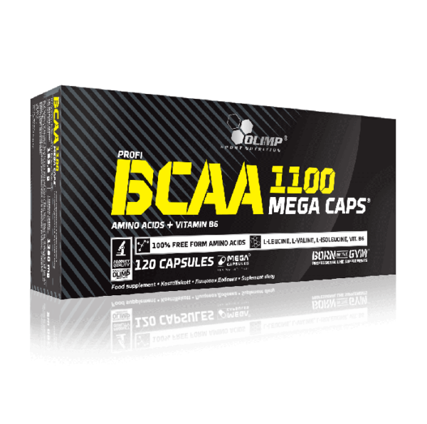 Olimp BCAA Mega Caps 1100 120 kaps.