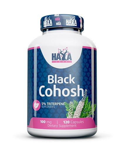 Haya Labs Black Cohosh (Juodojo šeivamedžio ekstraktas) 120 kaps.