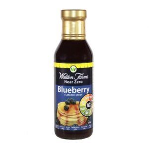 Walden Farms Blueberry Syrup (mėlynių sirupas) 355 ml.