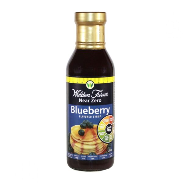 Walden Farms Blueberry Syrup (mėlynių sirupas) 355 ml.