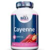 Haya Labs Cayenne (Kajeno pipirų ekstraktas) 100 kaps.