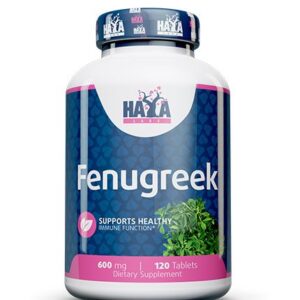 Haya Labs Fenugreek 120 tabl. (Ožragės ekstraktas)