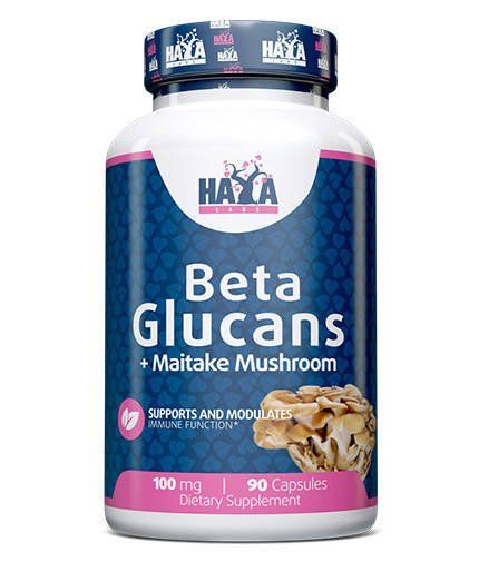 Haya Labs Beta Glucans + Maitake Mushroom 90 kaps.