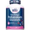 Haya Labs Potassium Gluconate (kalio gliukonatas)  100 tabl.