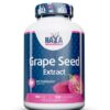 Haya Labs Grape seed Extract (Vynuogių kauliukų ekstraktas) 120 kaps.