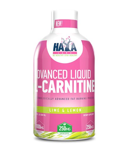 Haya Labs Advanced Liquid L-Carnitine (karnitinas) 500 ml.