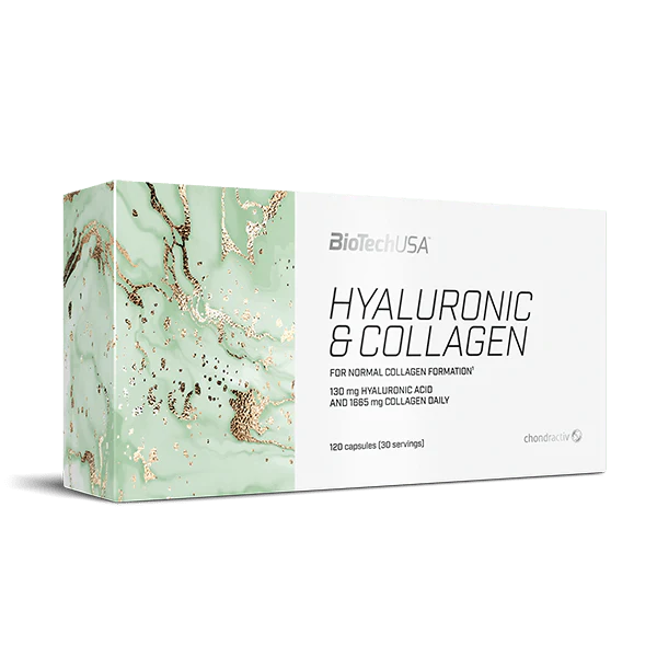 Biotech Hyaluronic & Collagen 120 kaps.