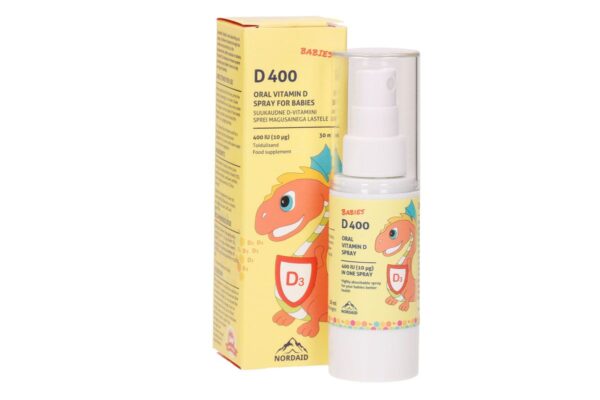 Nordaid Oral Vitamin D vaikams purškiamas 30 ml.