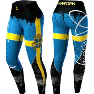 Anarchy Sweden Nation Legging 3.0 (Blue/Yellow)