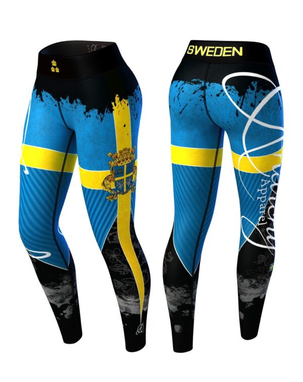 Anarchy Sweden Nation Legging 3.0 (Blue/Yellow)