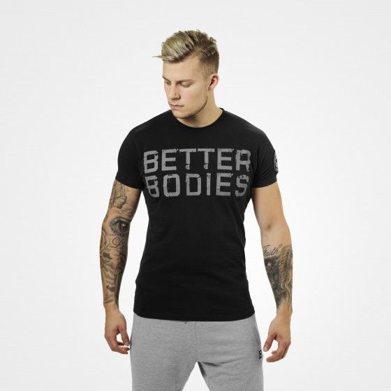 Better Bodies Basic Logo Tee (Black)