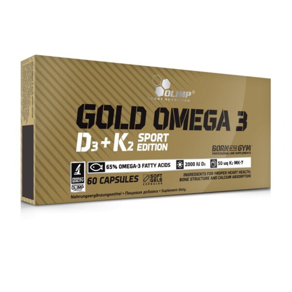 Olimp Gold Omega 3 D3 + K2 Sport Edition 60 kaps.