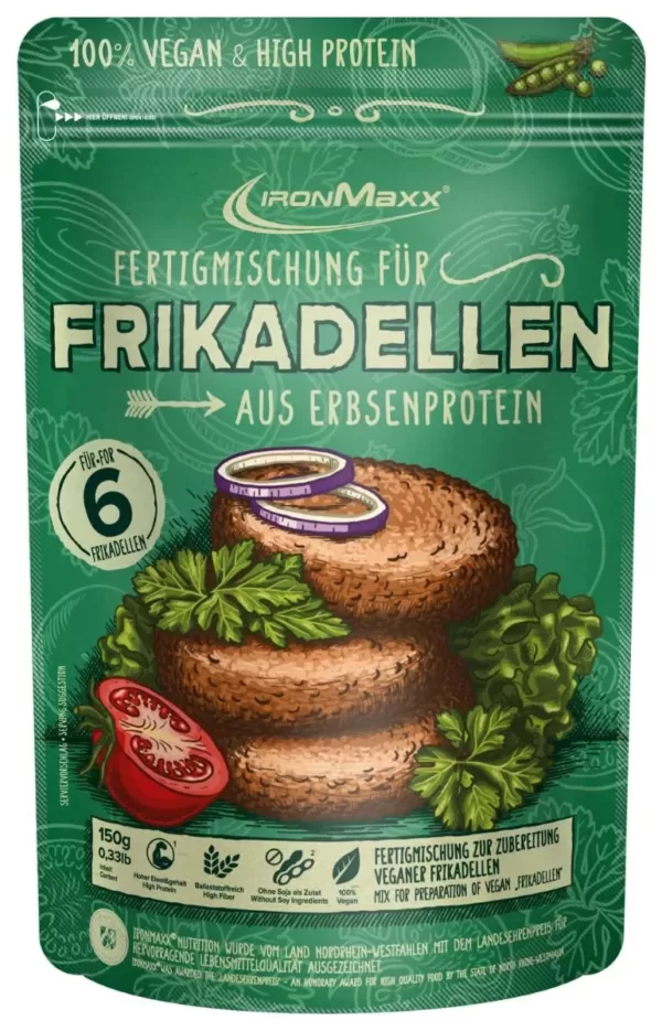 IronMaxx Vegan Frikadellen 150 g. (Veganiški kotletukai)