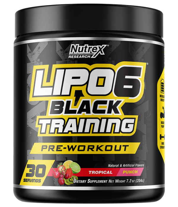 Nutrex Lipo 6 Black Training Pre-Workout 204 g.