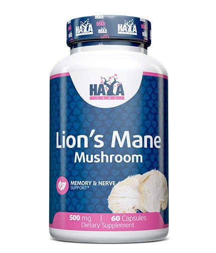 Haya Labs Lion‘s Mane Mushroom (grybas) 60 kaps.