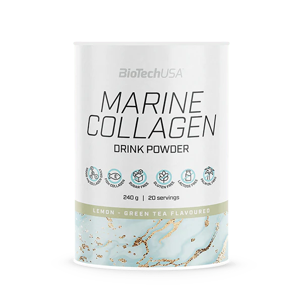 Biotech Marine Collagen (Jūrinis kolagenas iš žuvų) 240g.