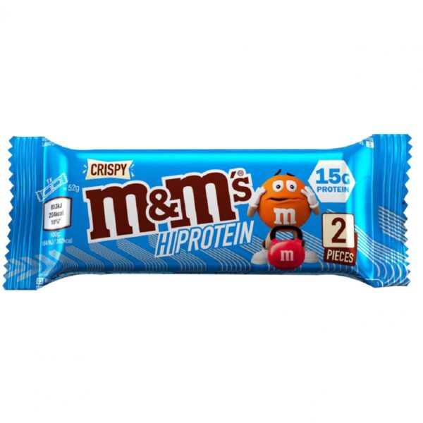 Crispy M&M's Hi protein bar