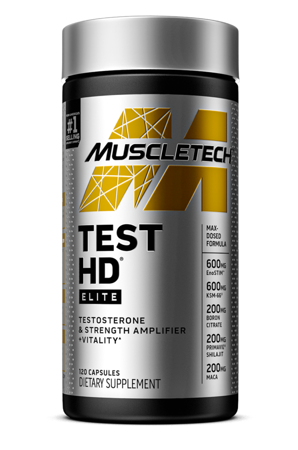 MuscleTech Test HD Elite 120 kaps.