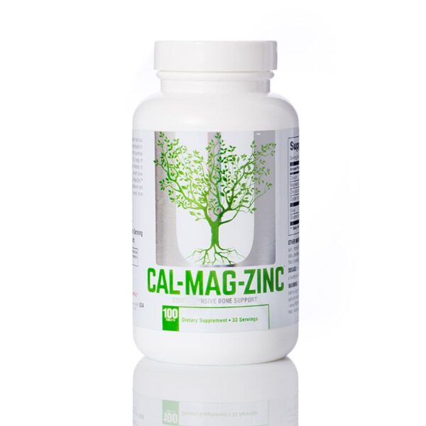 Universal Nutrition Calcium Zinc Magnesium 100 tab.