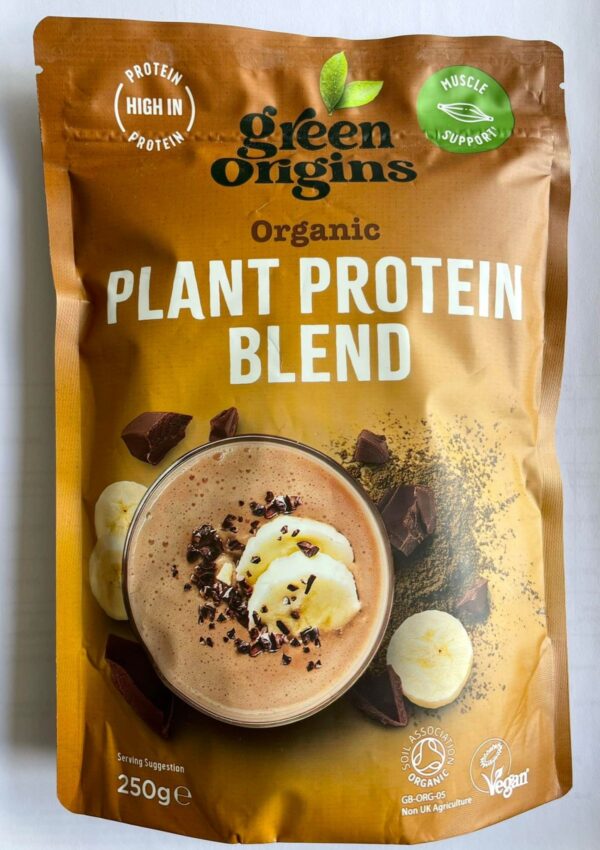 Green Origins Organic Plant Protein Blend (augalinių baltymų mišinys) 250 g.