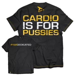 Dedicated Vyriški Marškinėliai "CARDIO IS FOR PUSSIES"