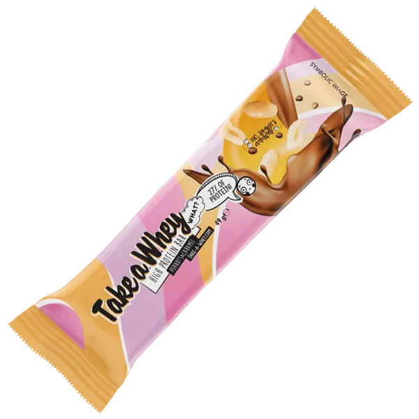 Take a Whey High Protein Bar 49 g.Galioja iki 2023-10-30