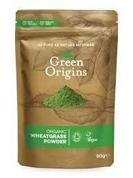 Green Origins Organic Organic Wheatgrass Powder (kviečių želmenų milteliai) 90 g.