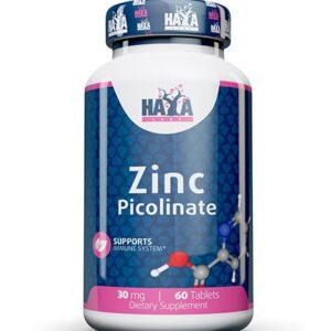 Haya Labs Zinc Picolinate 60 tabl. (cinko pikolinatas)