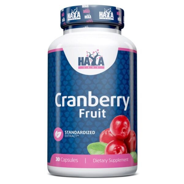 Haya Labs Cranberry Fruit (Spanguolių ekstraktas) 30 kaps.