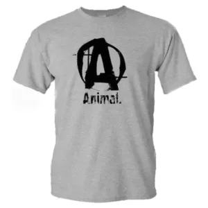 Universal Animal Basic Logo Tee Marškinėliai pilki