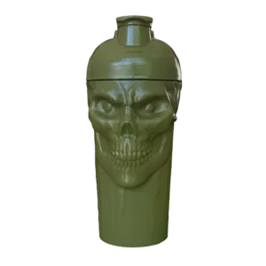 The Curse! Skull shaker 700 ml. Military Green