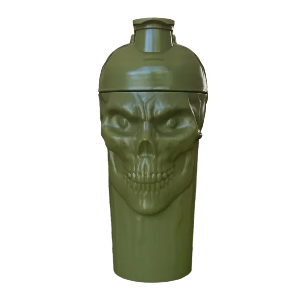 The Curse! Skull shaker 700 ml. Military Green