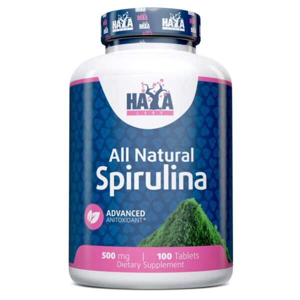 Haya Labs All Natural Spirulina 100 tabl.