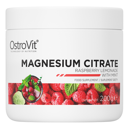 OstroVit Magnesium Citrate (Magnio citratas) 200 g. (su skoniu)