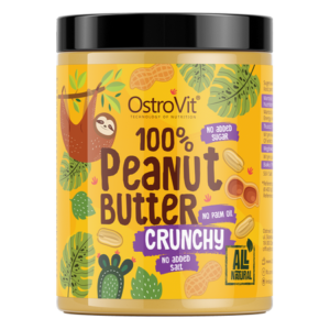 OstroVit Peanut Butter 100% 1000 g. (traškus žemės riešutų kremas)