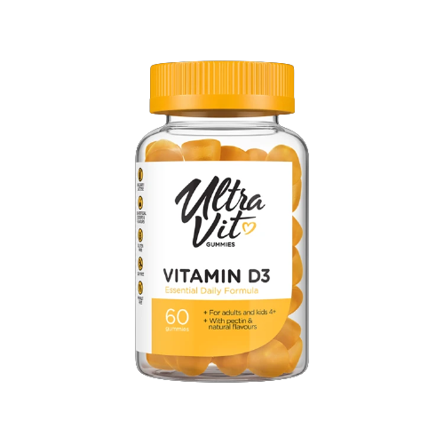UltraVit Vitamin D3 (60 guminukų) Galioja iki 2023-11-30
